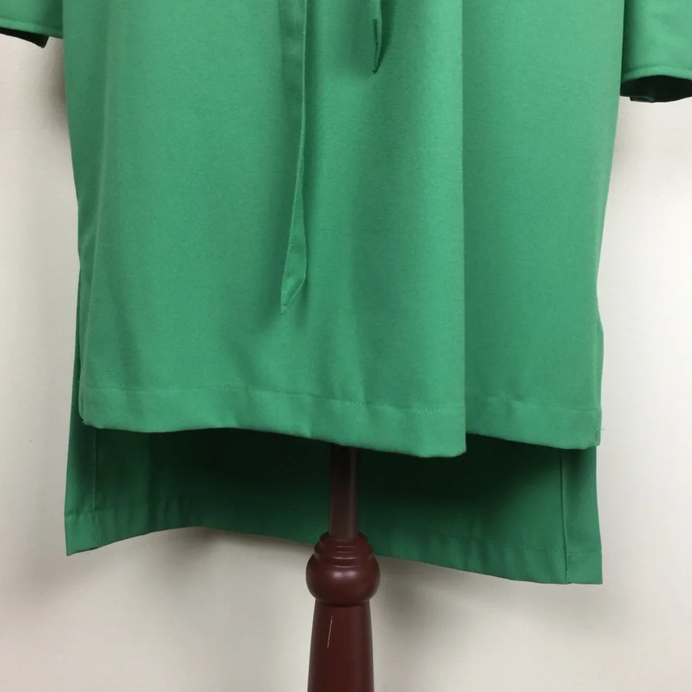 MERONA Dress Green High Low Midi w/ Tie Belt SMALL - Picture 4 of 7